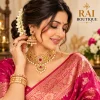 Elegant Artificial Gold & Ruby Jewellery Set